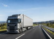 vrachtwagen op de weg